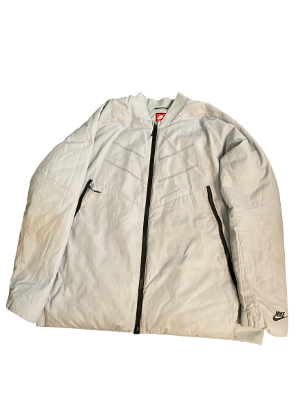 Xavier Tillman Michigan State Team Issued Nike Winter Jacket (Size XXLT)