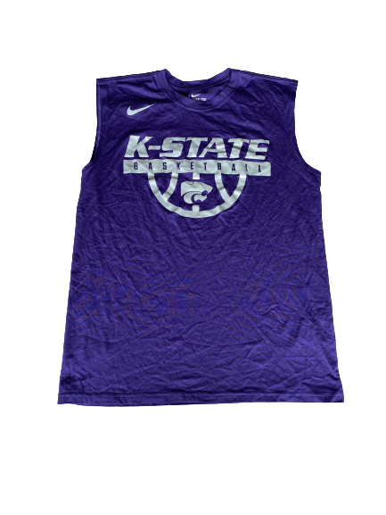 Barry Brown Kansas State Basketball Team Issued Workout Tank (Size L)
