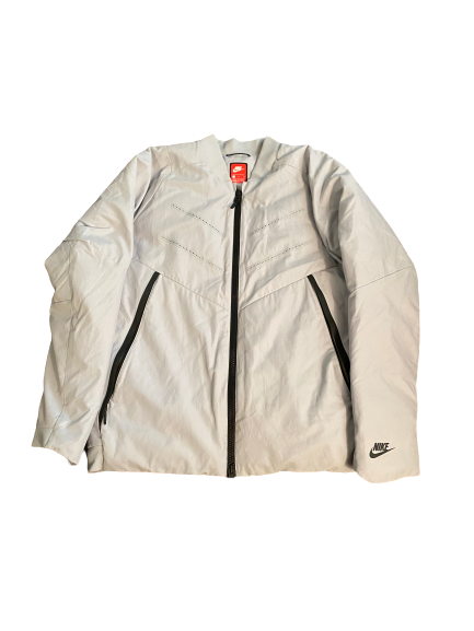 Xavier Tillman Michigan State Team Issued Nike Winter Jacket (Size L)
