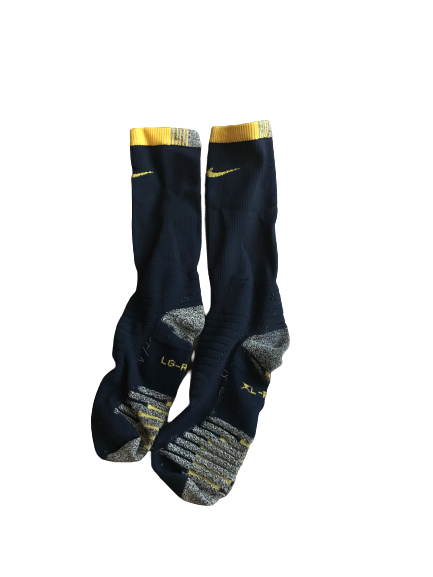 Shea Patterson Michigan Nike Socks (Size L & XL)