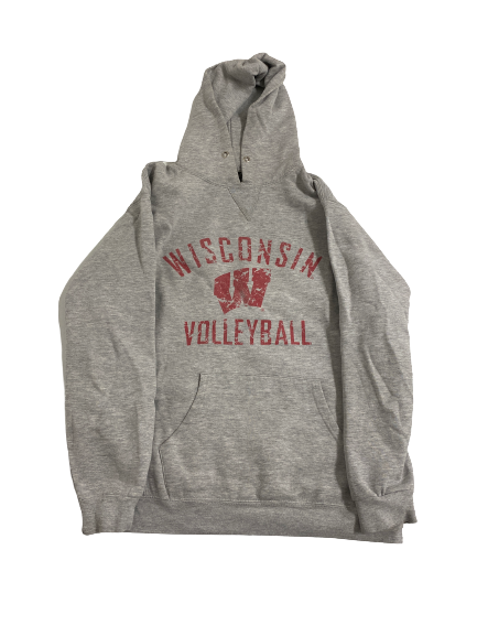 Anna MacDonald Wisconsin Volleyball Team-Issued Sweatshirt (Size M)