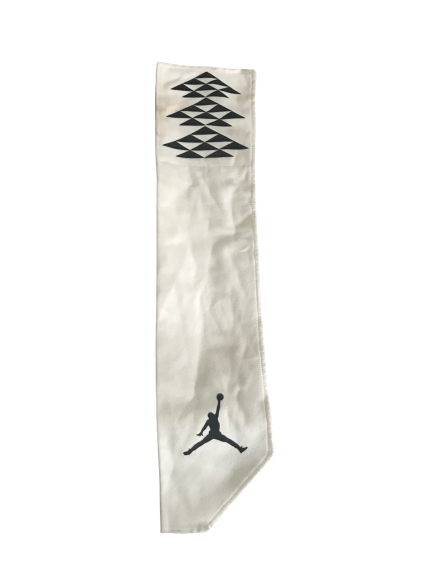 Tyrone Wheatley Jr. Michigan Team Issued Jordan Football Towel