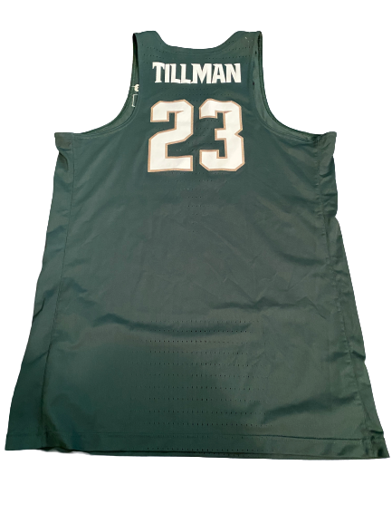 Xavier Tillman Michigan State 2017-2018 Game Worn Jersey - Photo Matched