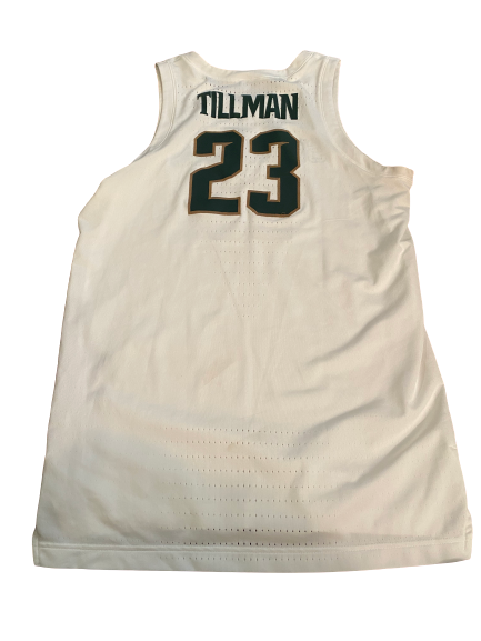 Xavier Tillman Michigan State 2018-2019 Game Worn Jersey - Photo Matched