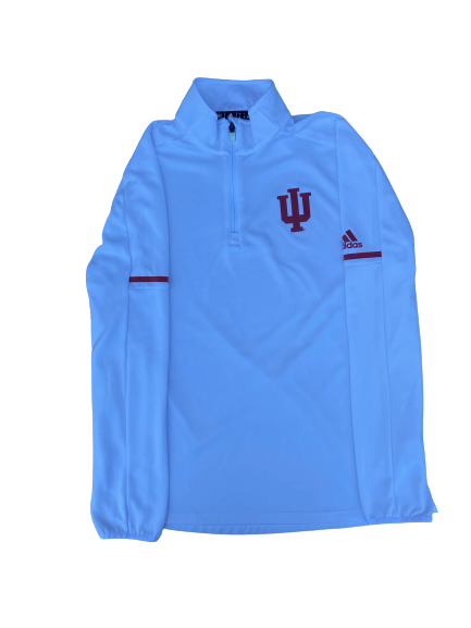 Cooper Bybee Indiana Basketball Team Issued Quarter Zip Pullover (Size L)