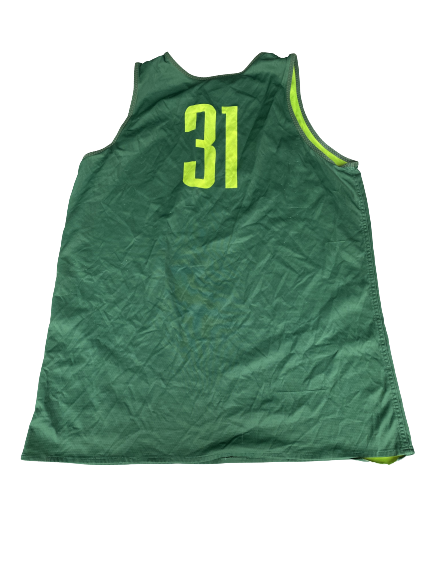 MaCio Teague Baylor Basketball 2018-2019 Season Worn Player Exclusive Reversible Practice Jersey (Size XL)