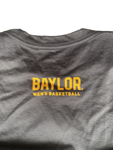 MaCio Teague Baylor Basketball Player Exclusive Long Sleeve Shirt (Size L)