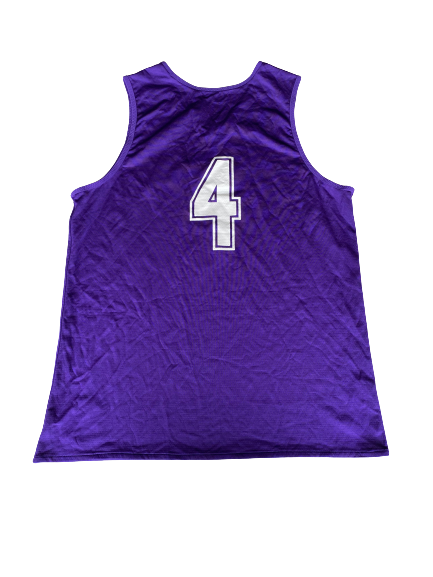 Barry Brown Los Angeles Lakers Player Exclusive SIGNED Reversible Practice Jersey (Size L)