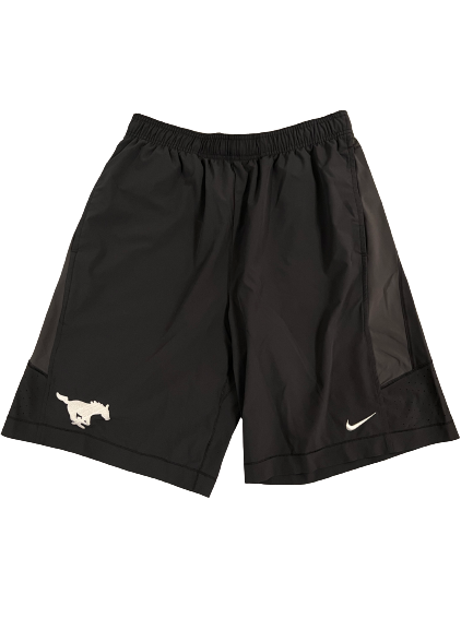 Jimmy Whitt Jr. SMU Basketball Team Issued Workout Shorts (Size L)