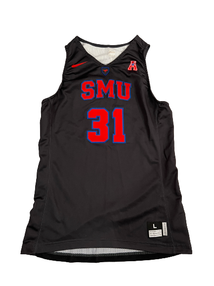 Jimmy Whitt Jr. SMU Basketball Game Worn Jersey (Size L)