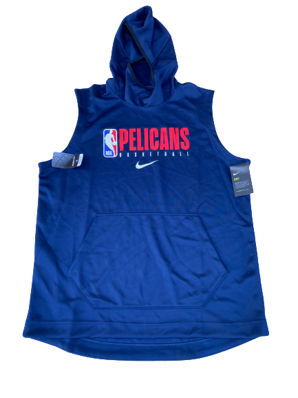 Zylan Cheatham New Orleans Pelicans Short Sleeve Hoodie (Size XLT)