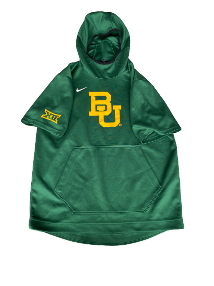 MaCio Teague Baylor Basketball Player Exclusive Short Sleeve Hoodie (Size L)