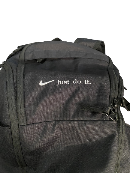 Xavier Tillman Michigan State Team Issued Nike Backpack with Travel Tag