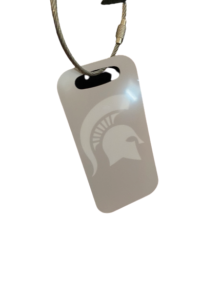 Xavier Tillman Michigan State Team Issued Nike Backpack with Travel Tag