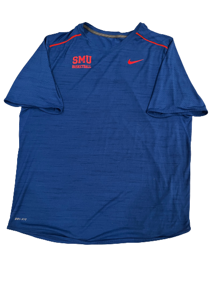 Jimmy Whitt Jr. SMU Basketball Team Issued Workout Shirt (Size 2XL)