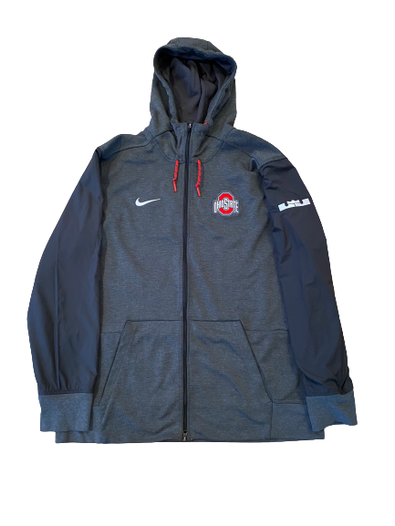 Sean Nuernberger Ohio State Team Issued Travel Jacket (Size XL)