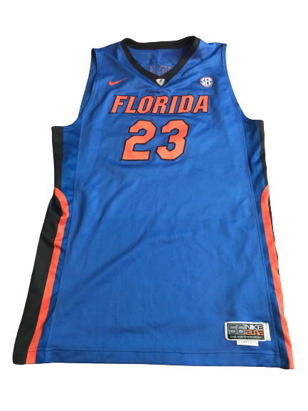Chris Walker Florida Gators 2014-2015 Game Worn Jersey (Size 56)