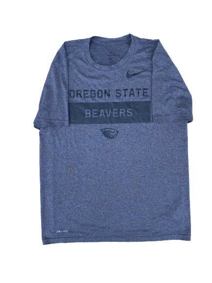Aleah Goodman Oregon State Basketball Team Issued Workout Shirt (Size M)