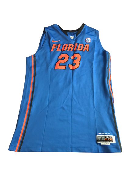 Chris Walker Florida Gators 2013-2014 Game Worn Jersey (Size 56)