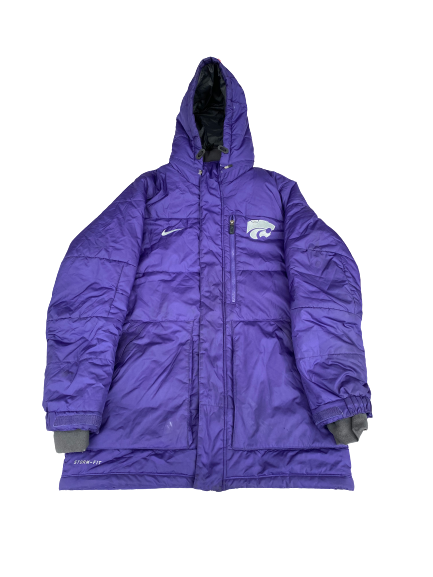 Barry Brown Kansas State Basketball Team Exclusive Winter Jacket (Size M)