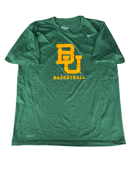MaCio Teague Baylor Basketball Team Issued Workout Shirt (Size L)