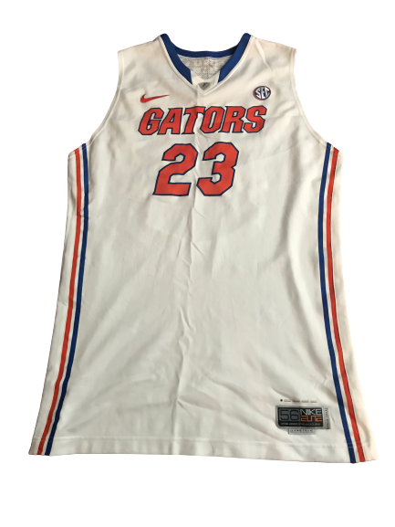 Chris Walker Florida Gators 2013-2014 Game Worn Jersey (Size 56)