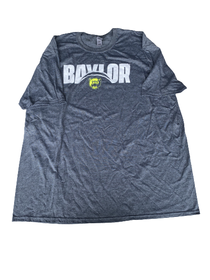 MaCio Teague Baylor Basketball Team Issued Workout Shirt (Size 2XL)
