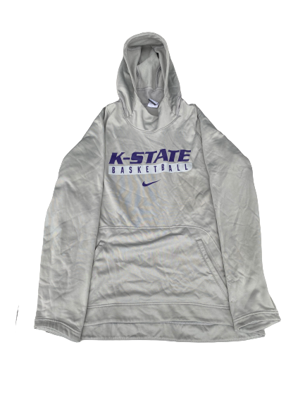 Barry Brown Kansas State Basketball Team Issued Sweatshirt (Size L)