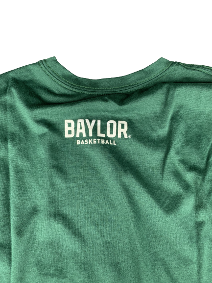 MaCio Teague Baylor Basketball Player Exclusive Long Sleeve Workout Shirt (Size L)