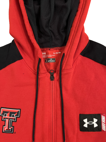 Marcus Santos-Silva Texas Tech Basketball Team Issued Jacket with Player Tag (Size XL)
