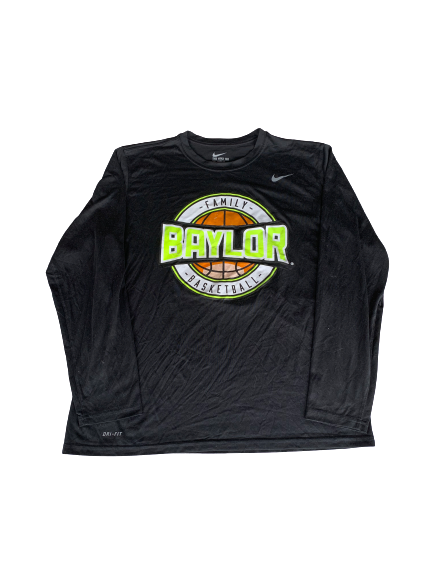 Makai Mason Baylor Player Exclusive Nike Long Sleeve Shirt (Size XL)