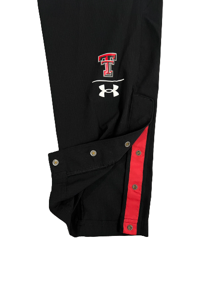 Marcus Santos-Silva Texas Tech Basketball Team Issued Sweatpants with Player Tag (Size XLT)