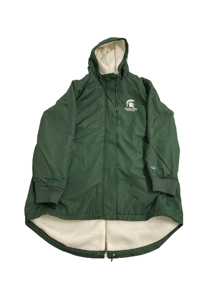 Elijah Collins Michigan State Football Team-Issued Winter Jacket (Size XXL)