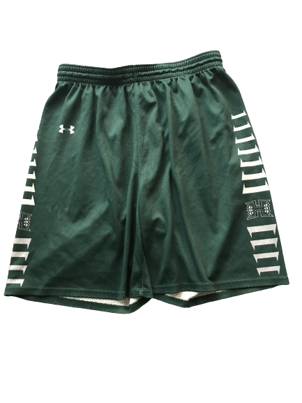 Zigmars Raimo Hawaii Basketball Team Issued Practice Shorts (Size XXL)