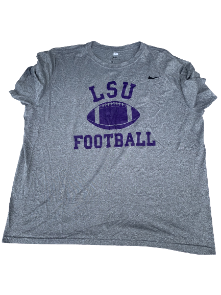 Breiden Fehoko LSU Football Nike T-Shirt (Size XXXL)