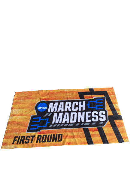 MaCio Teague Exclusive 2021 NCAA March Madness FIRST ROUND Bench Towel