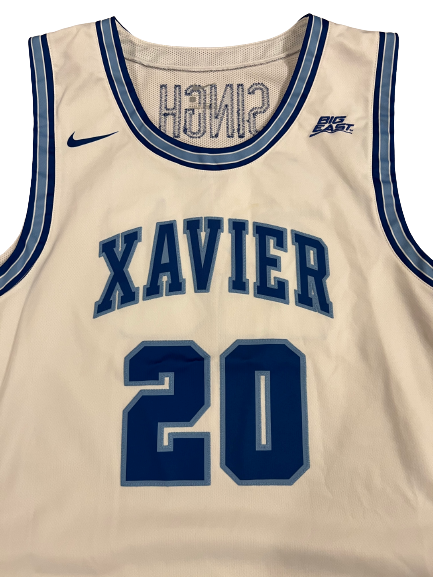 Ramon Singh Xavier Basketball Alternate Game Issued Jersey (Size L)