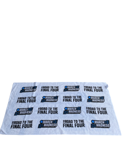 MaCio Teague Exclusive 2021 NCAA March Madness FIRST ROUND Bench Towel