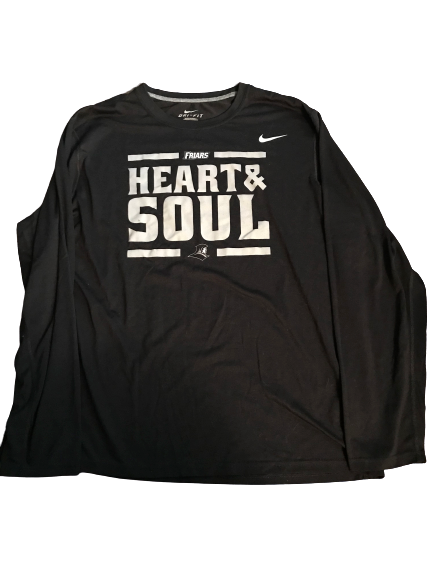 Tyler Harris Providence Basketball Team Issued Long Sleeve Shirt (Size XL)