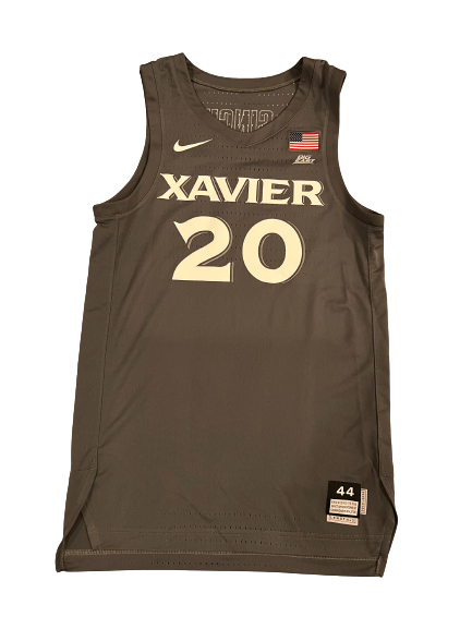 Ramon Singh Xavier Basketball 2019-2020 Game Issued Jersey (Size 44)