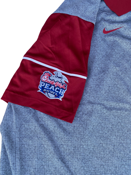 Bradley Bozeman Alabama Nike College Football Playoff Player-Exclusive Polo Shirt (Size XXXL)