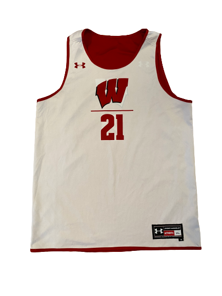 Khalil Iverson Wisconsin Basketball Reversible Practice (Size XL)