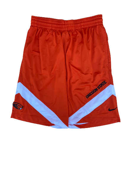 Aleah Goodman Oregon State Basketball Team Issued Workout Shorts (Size M)