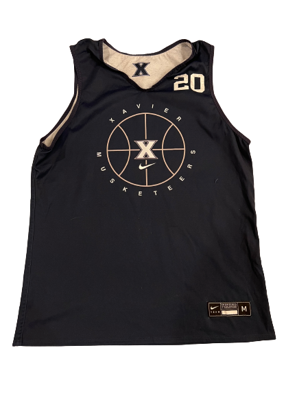 Ramon Singh Xavier Basketball Player Exclusive Reversible Practice Jersey (Size M)