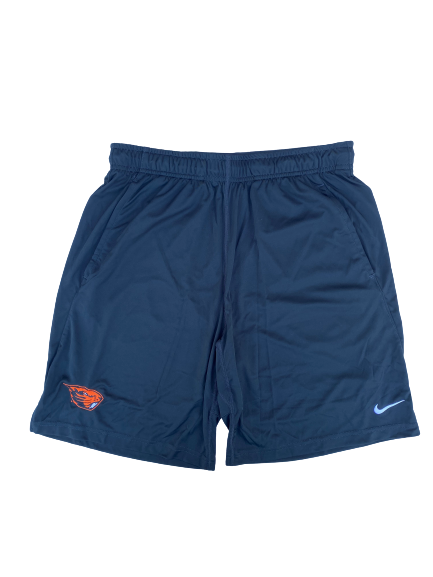Aleah Goodman Oregon State Basketball Team Issued Workout Shorts (Size L)