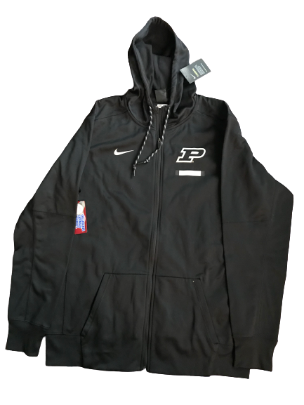 Vincent Edwards Purdue Team Issued Full-Zip Warm-Up Jacket (Size XLT)