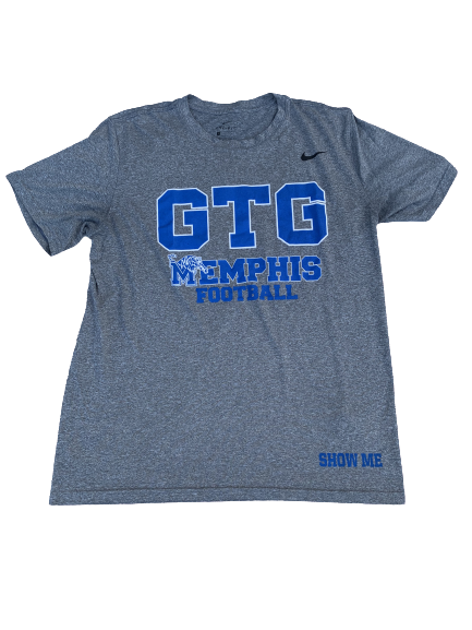 Kedarian Jones Memphis Football Nike T-Shirt (Size L)
