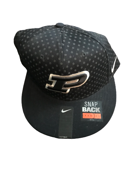 Vincent Edwards Purdue Team Issued Snap-Back Hat