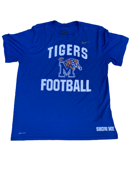 Kedarian Jones Memphis Football Nike T-Shirt (Size XL)