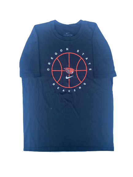 Aleah Goodman Oregon State Basketball Team Issued Workout Shirt (Size M)